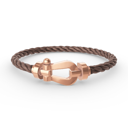 [Clover Jewels]FORCE LARGE HORSESHOE NO DIAMOND BRACELET ROSE GOLD