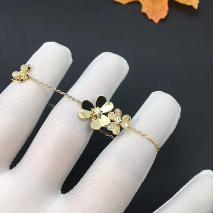 [Clover Jewels]FRIVOLE GOLD 5 FLOWERS BRACELET