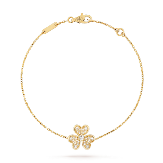 [Clover Jewels]FRIVOLE GOLD FLOWER DIAMOND BRACELET