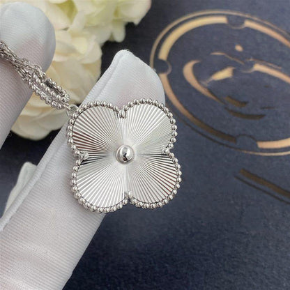 [Clover Jewels]CLOVER 25MM SILVER BIG CLOVER NECKLACE