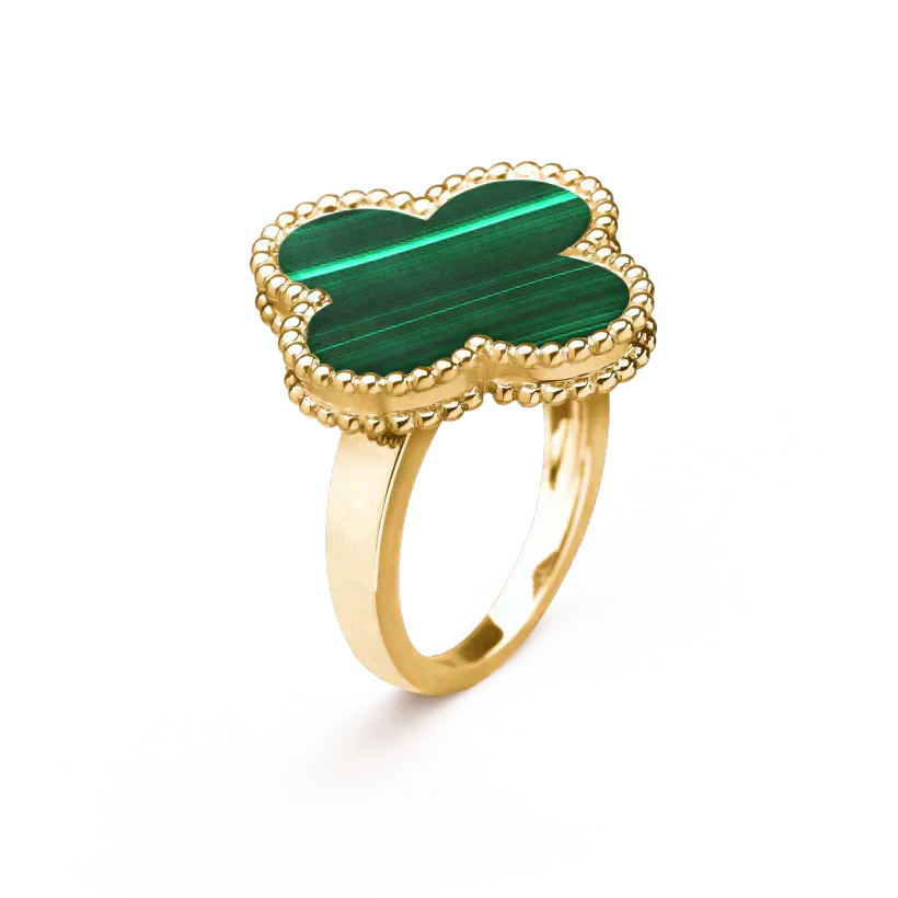 [Clover Jewels]CLOVER MALACHITE RING