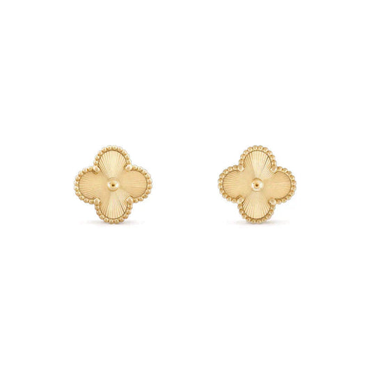 [Clover Jewels]CLOVER MEDIUM 1 MOTIFS LASER EARRINGS