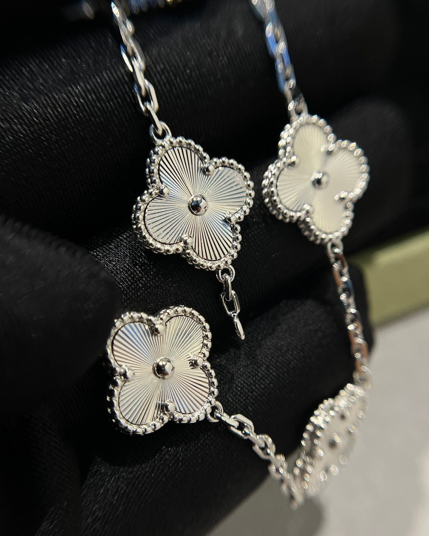 [Clover Jewels]CLOVER SILVER 5 MOTIFS BRACELET